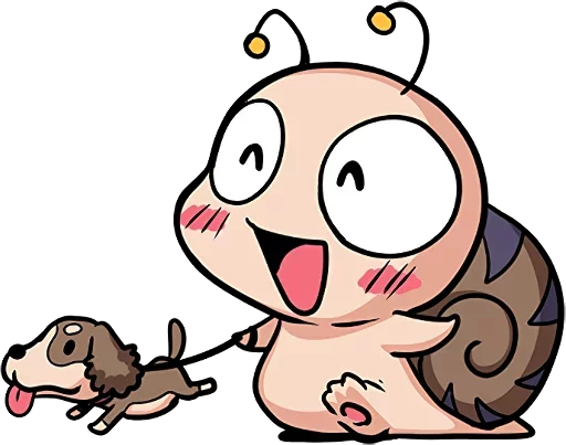 🐌 Стикер «Crazy Snail» для Telegram
