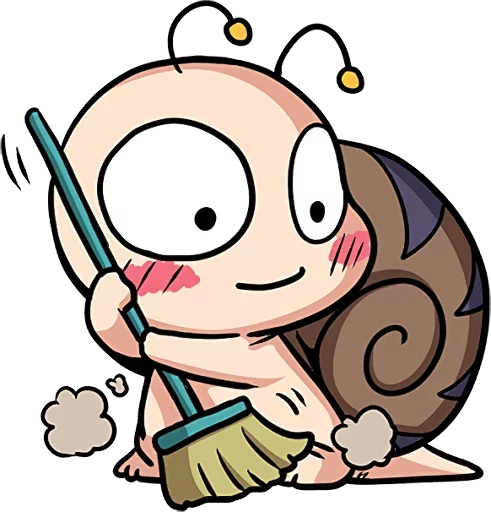🐌 Стикер «Crazy Snail» для Telegram