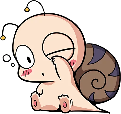 🐌 Стикер «Crazy Snail» для Telegram