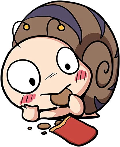 🐌 Стикер «Crazy Snail» для Telegram