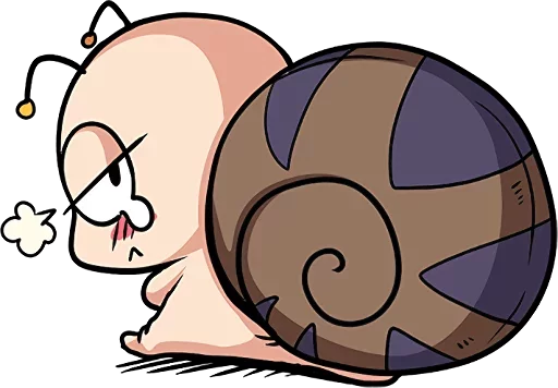 🐌 Стикер «Crazy Snail» для Telegram