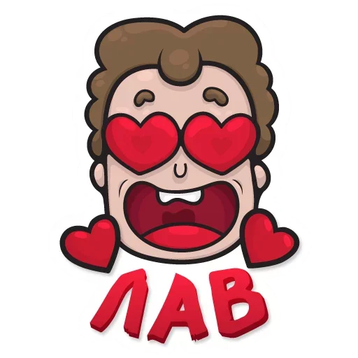 Стикерпак Crazy Guy для Telegram — скачать