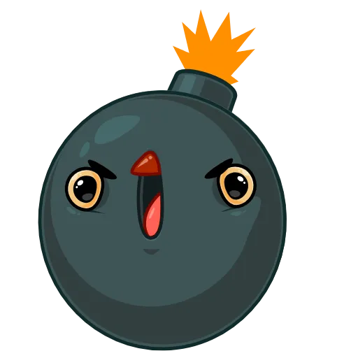 💣 Эмодзи «Безумная Клунька» для Telegram