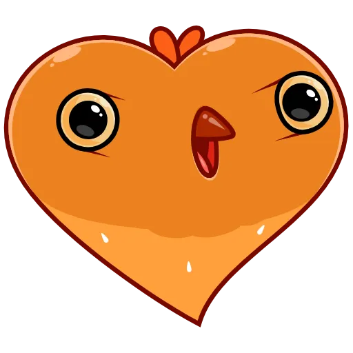 ❤️ Эмодзи «Безумная Клунька» для Telegram