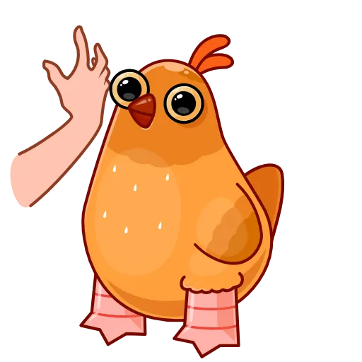 🐓 Эмодзи «Безумная Клунька» для Telegram