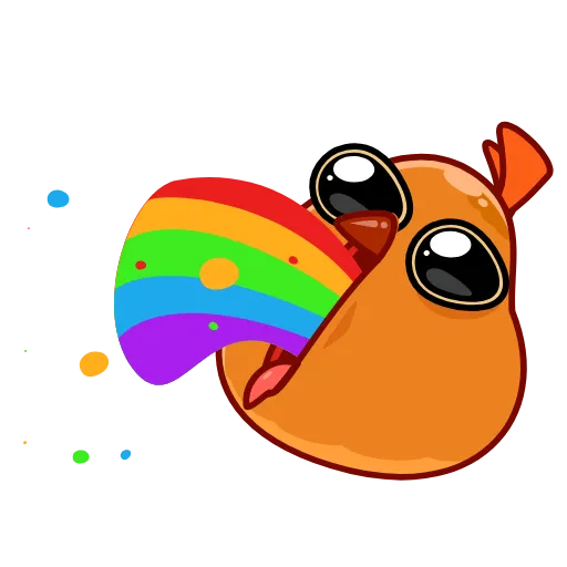 🤩 Эмодзи «Безумная Клунька» для Telegram
