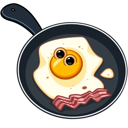 🍳 Эмодзи «Безумная Клунька» для Telegram