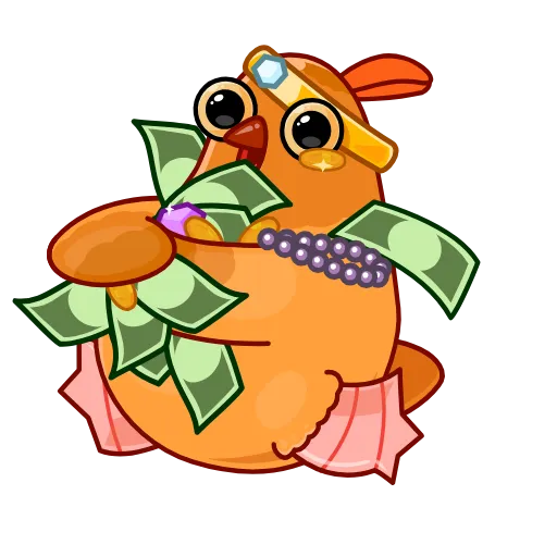 🤩 Эмодзи «Безумная Клунька» для Telegram