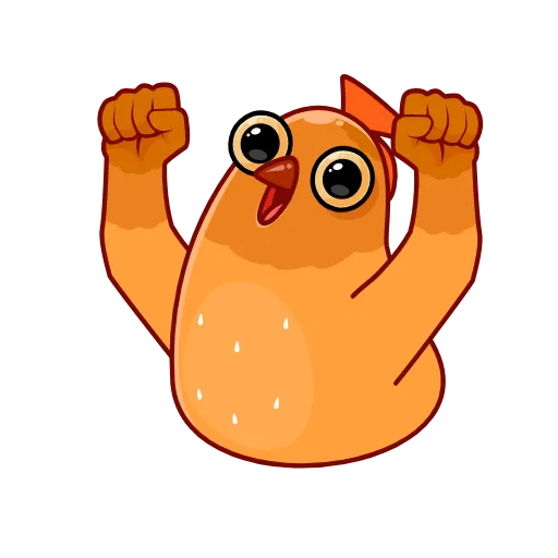💪 Эмодзи «Безумная Клунька» для Telegram