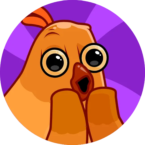 🤩 Эмодзи «Безумная Клунька» для Telegram