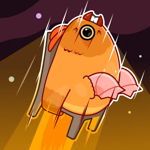 🚀 Эмодзи «Безумная Клунька» для Telegram