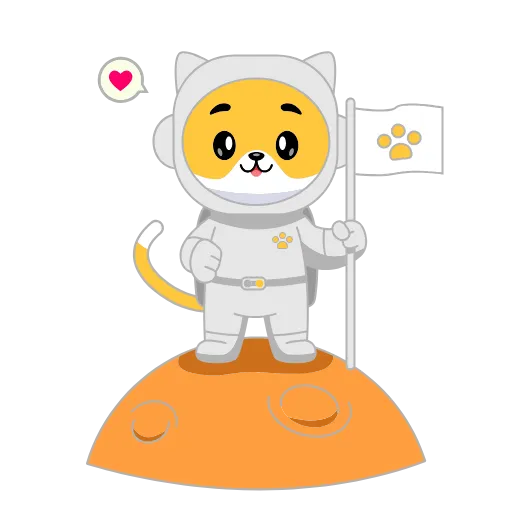 👩‍🚀 Эмодзи «Кот Жёлтый» для Telegram