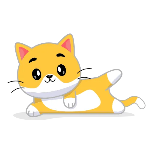 🧘‍♀️ Эмодзи «Кот Жёлтый» для Telegram