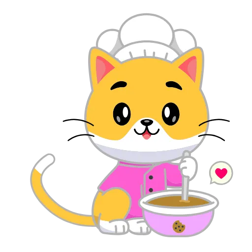 👩‍🍳 Эмодзи «Кот Жёлтый» для Telegram