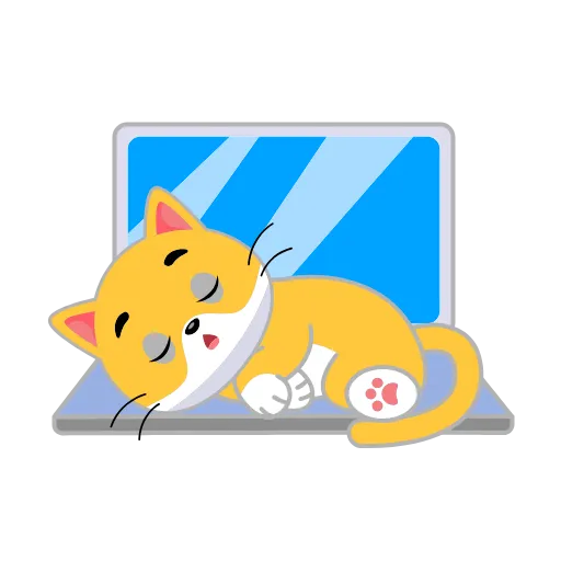 🛏 Эмодзи «Кот Жёлтый» для Telegram