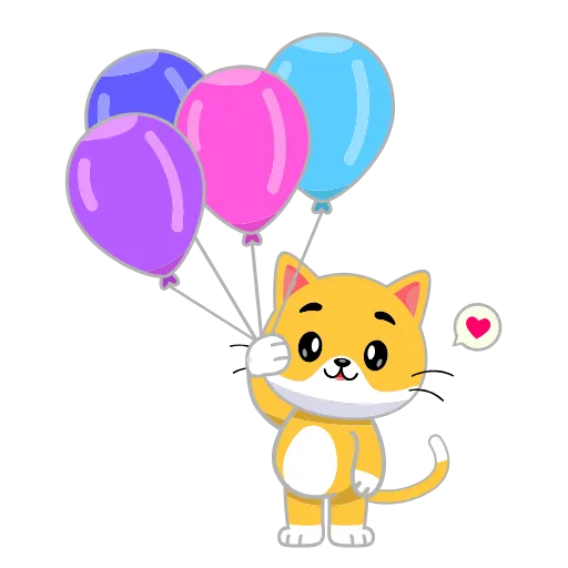 🎉 Эмодзи «Кот Жёлтый» для Telegram