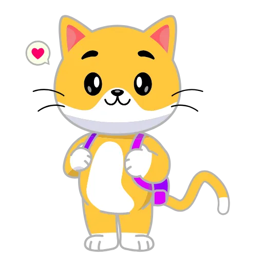 🎒 Эмодзи «Кот Жёлтый» для Telegram