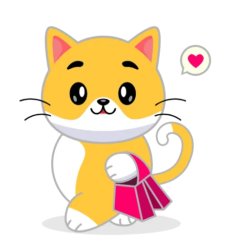 🛍 Эмодзи «Кот Жёлтый» для Telegram