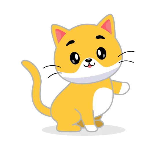 👋 Эмодзи «Кот Жёлтый» для Telegram