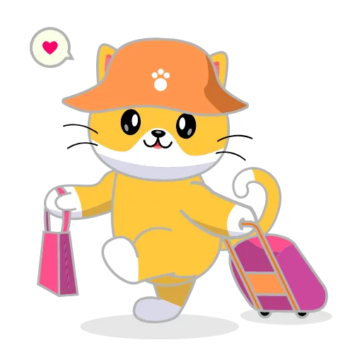💼 Эмодзи «Кот Жёлтый» для Telegram