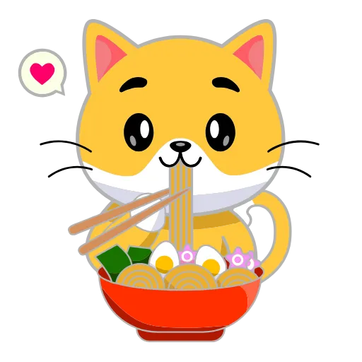 🥣 Эмодзи «Кот Жёлтый» для Telegram