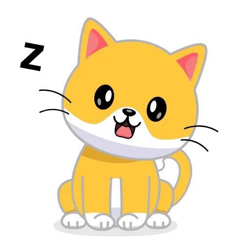 🌌 Эмодзи «Кот Жёлтый» для Telegram