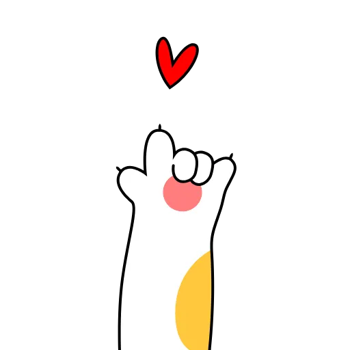 💖 Эмодзи «Кот Жёлтый» для Telegram