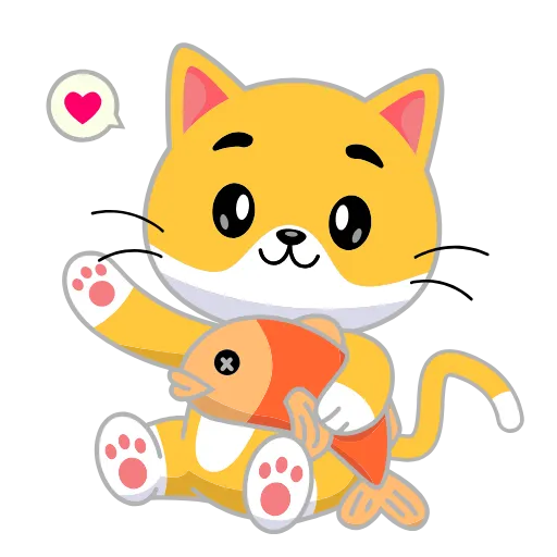 👋 Эмодзи «Кот Жёлтый» для Telegram