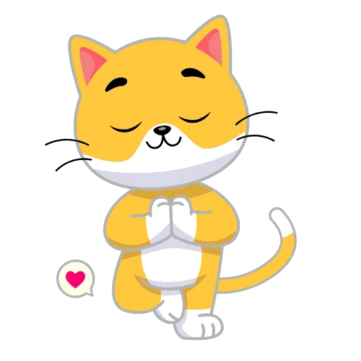 🪷 Эмодзи «Кот Жёлтый» для Telegram