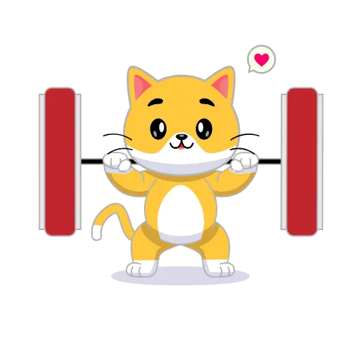 🏋️‍♂️ Эмодзи «Кот Жёлтый» для Telegram