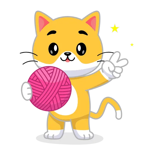 👋 Эмодзи «Кот Жёлтый» для Telegram