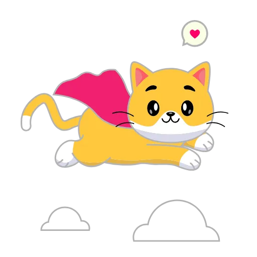 🪽 Эмодзи «Кот Жёлтый» для Telegram