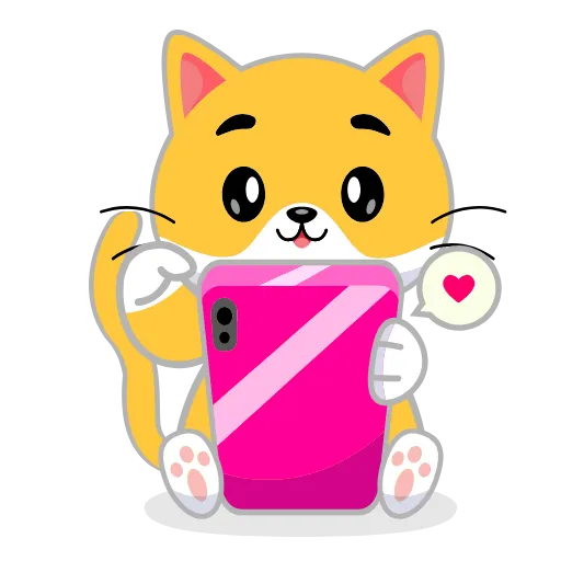 📲 Эмодзи «Кот Жёлтый» для Telegram