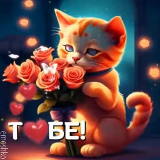 🌹 Стикер «Утро и День» для Telegram