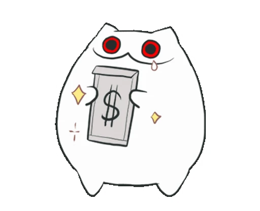 💸 Стикер «Creepy Cat Animated» для Telegram