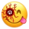 😋 Эмодзи «𝗰𝗿𝗲𝗲𝗽𝘆 𝗲𝗺𝗼𝗷𝗶 𝗯𝘆» для Telegram