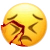 😣 Эмодзи «𝗰𝗿𝗲𝗲𝗽𝘆 𝗲𝗺𝗼𝗷𝗶 𝗯𝘆» для Telegram