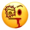 🤨 Эмодзи «𝗰𝗿𝗲𝗲𝗽𝘆 𝗲𝗺𝗼𝗷𝗶 𝗯𝘆» для Telegram