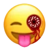😜 Эмодзи «𝗰𝗿𝗲𝗲𝗽𝘆 𝗲𝗺𝗼𝗷𝗶 𝗯𝘆» для Telegram