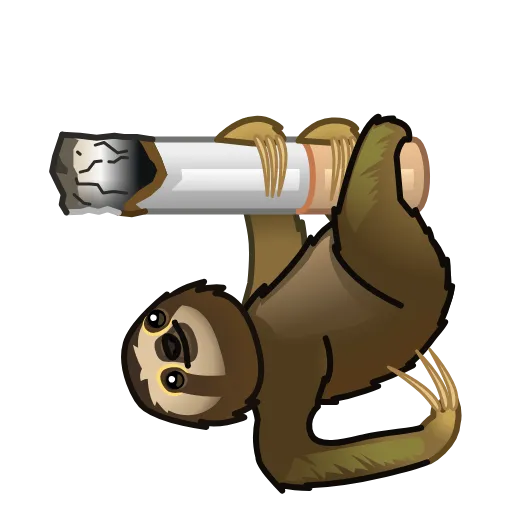 🦥 Стикер «Creepy Emojis» для Telegram