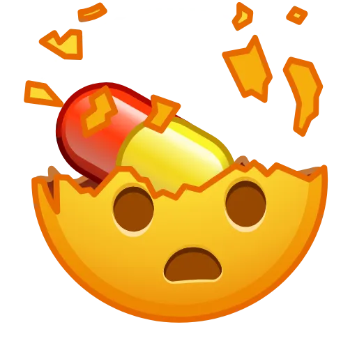 🤯 Стикер «Creepy Emojis» для Telegram