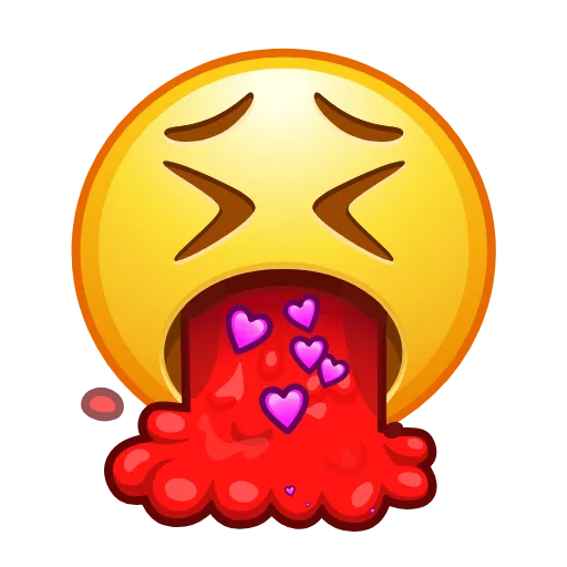 🤮 Стикер «Creepy Emojis» для Telegram