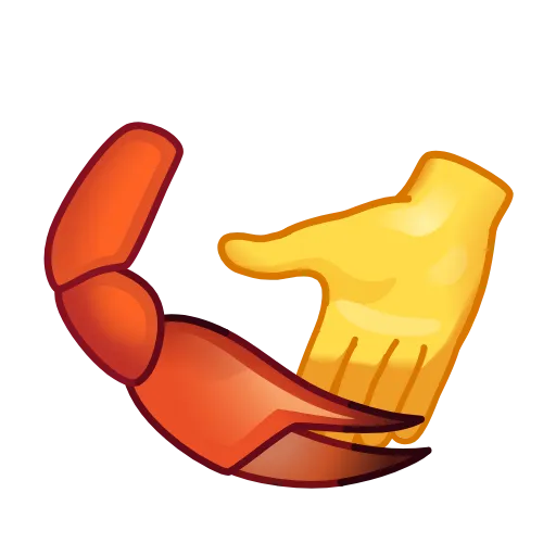 🤝 Стикер «Creepy Emojis» для Telegram