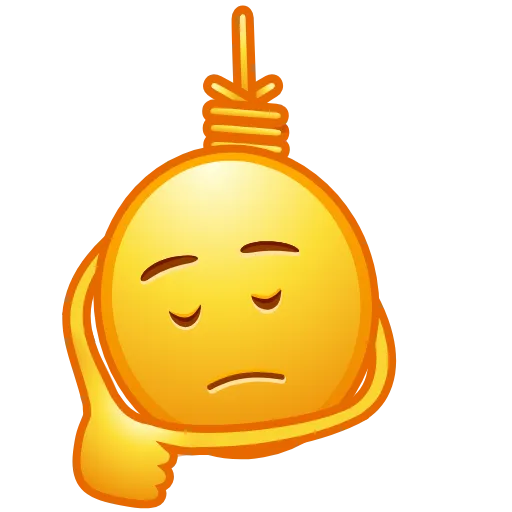 🤔 Стикер «Creepy Emojis» для Telegram
