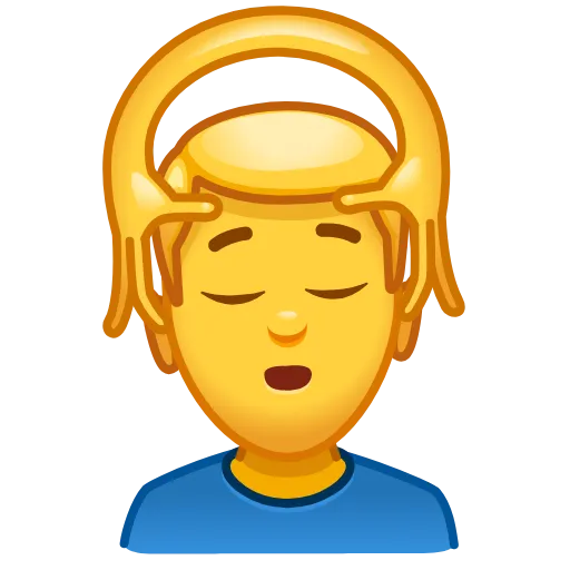 💆‍♂ Стикер «Creepy Emojis» для Telegram