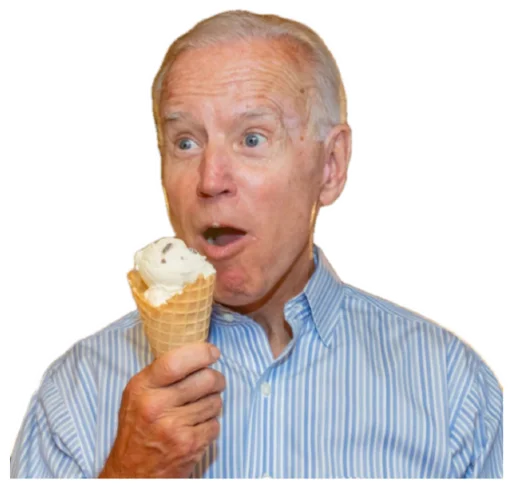 🍦 Стикер «Creepy Joe Biden» для Telegram