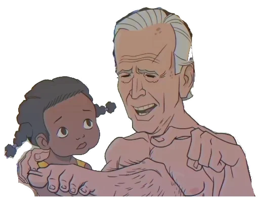 🦵 Стикер «Creepy Joe Biden» для Telegram
