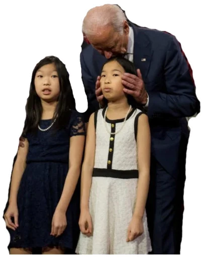 👨‍👧‍👧 Стикер «Creepy Joe Biden» для Telegram