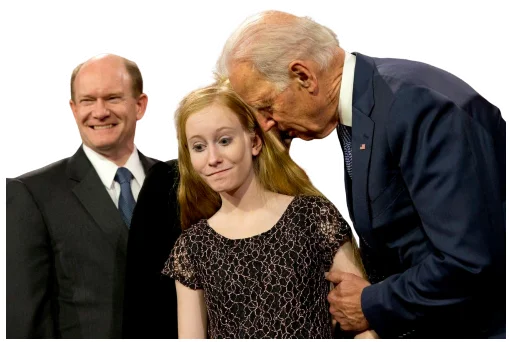 👨‍👨‍👧 Стикер «Creepy Joe Biden» для Telegram