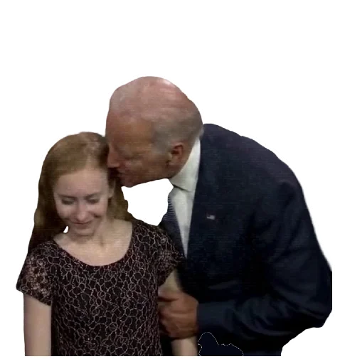👂 Стикер «Creepy Joe Biden» для Telegram